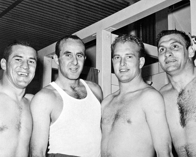 1961 Jim Taylor, Max Mcgee And Paul Hornung Glossy Photo Green Bay Packers