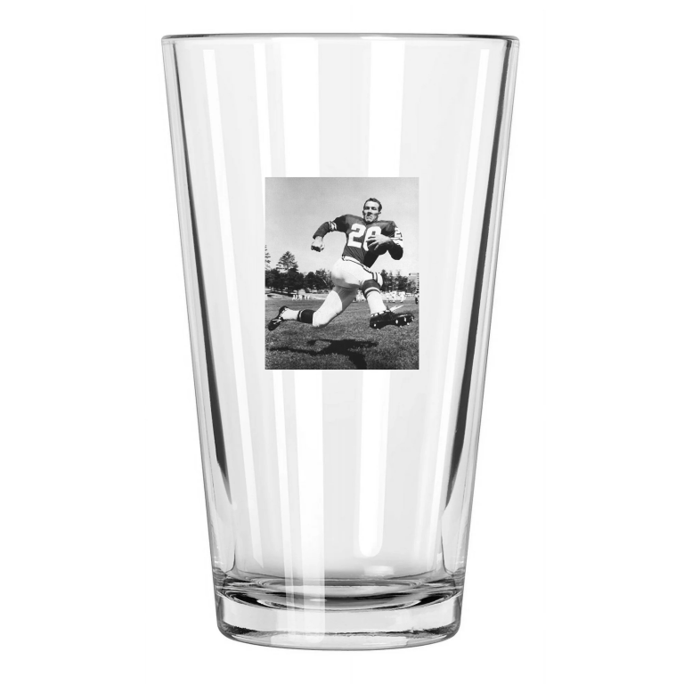 1961 Minnesota Vikings Tommy Mason Rookie Nfl Football Pint Beer Drinking Glass