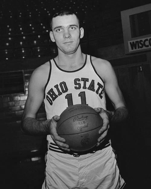 1961 Ohio State Jerry Lucas Glossy Magnet College Basketball Magnet