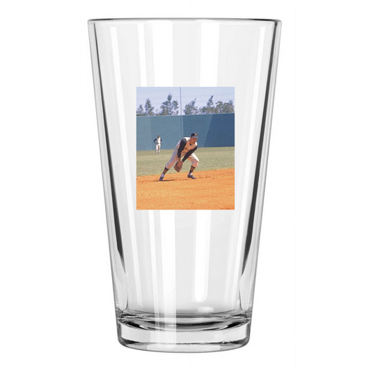 1961 Pittsburgh Pirates Dick Groat Photo Baseball Pint Beer Drinking Glass
