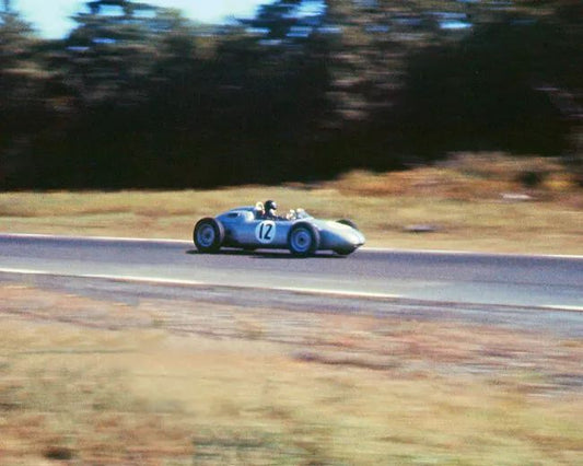 1961 Porsche 718 Dan Gurney Photo Watkins Glen Poster Print Us Grand Prix