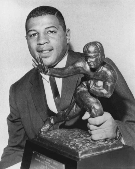 1961 Syracuse Ernie Davis Glossy Photo Print College Heisman Trophy Winner 1