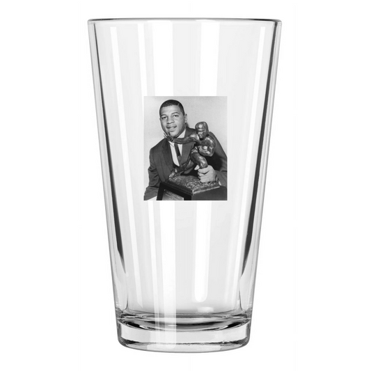 1961 Syracuse Ernie Davis College Heisman Trophy Winner 1 Pint Beer Glass