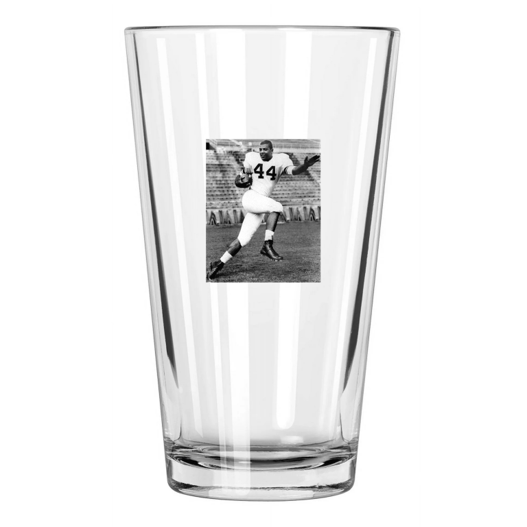 1961 Syracuse Ernie Davis College Heisman Trophy Winner 2 Pint Beer Glass