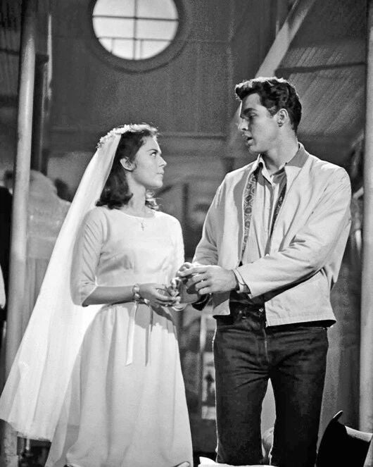 1961 West Side Story Glossy Photo Natalie Wood And Richard Beymer Print