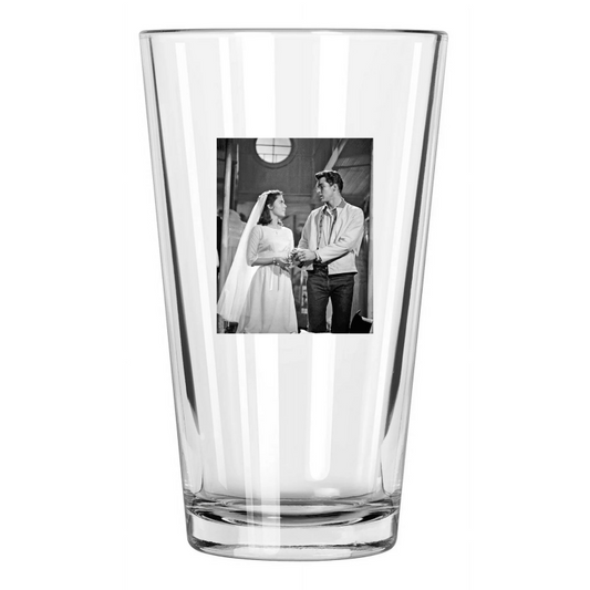 1961 West Side Story Natalie Wood And Richard Beymer Pint Beer Drinking Glass
