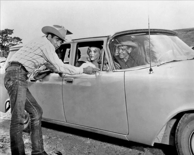 1961 Western The Misfits Glossy Magnet Clark Gable And Marilyn Monroe Print 2