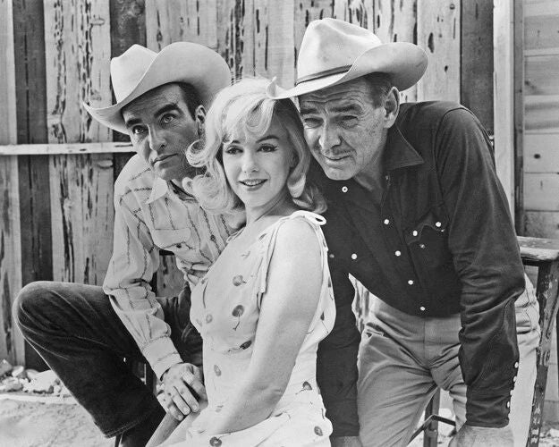 1961 Western The Misfits Glossy Magnet Clark Gable And Marilyn Monroe Print