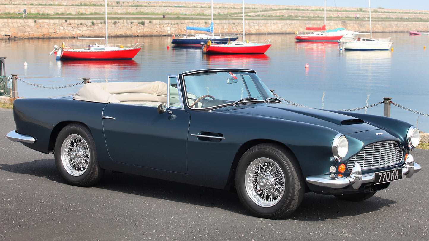 Aston Martin Db4 Vantage Convertible Series V Uk Hd Art Jigsaw Puzzle