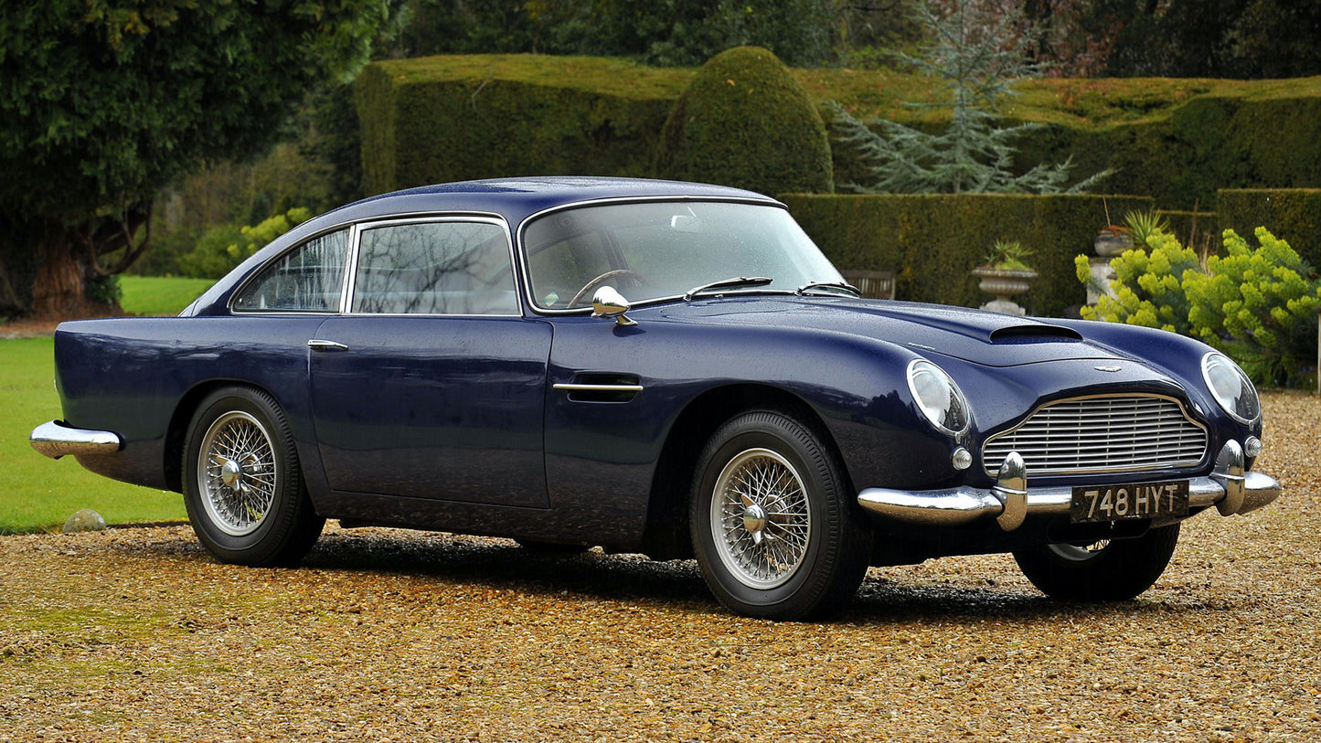 Aston Martin Db4 Vantage Series V Uk Hd Art Print Poster