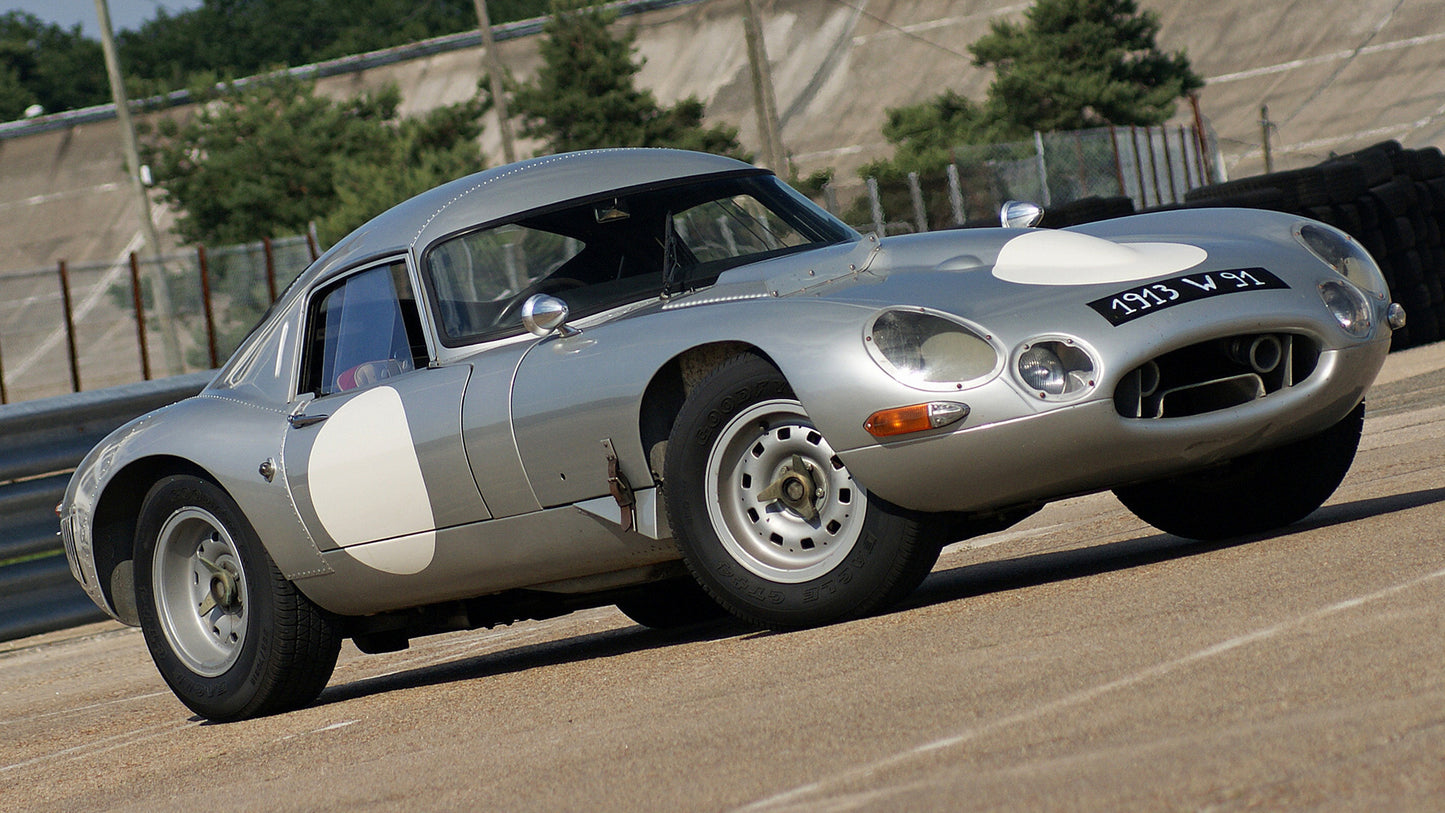 Jaguar E Type Low Drag Coupe Uk Hd Art Print Poster
