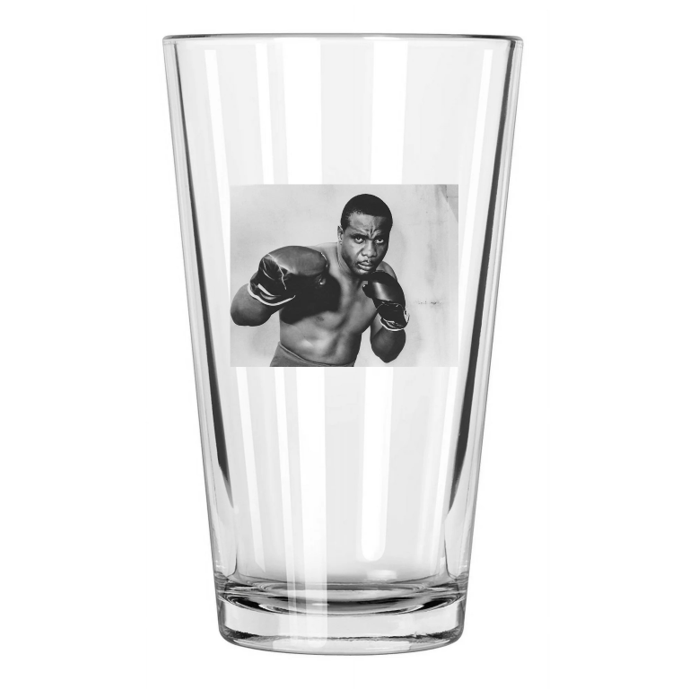 1962 American Boxer Sonny Liston Boxing Heavyweight Champion Pint Beer Glass