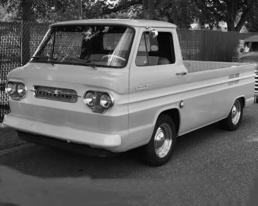 1962 Corvair Ramp Side Pickup Truck Classic Vintage Old Car Picture Keychain