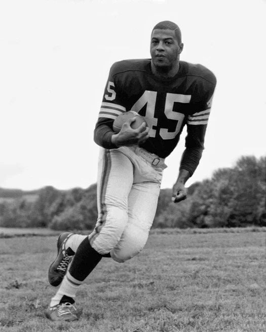 1962 Cleveland Browns Ernie Davis Glossy Keychain Print Football Keychain