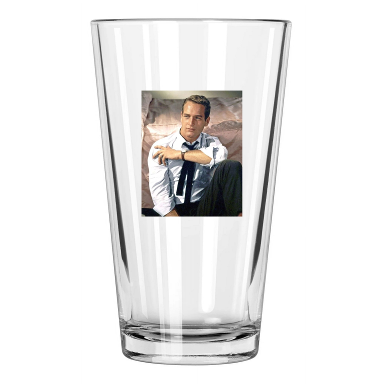 1962 Famous Actor Paul Newman Film 'Sweet Bird Of Youth' Pint Beer Glass
