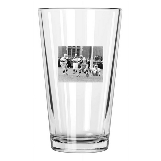 1962 Green Bay Packers Jim Taylor Photo Nfl Football Pint Beer Drinking Glass