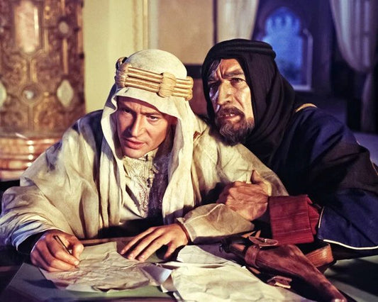 1962 Lawrence Of Arabia Anthony Quinn And Peter O'Toole Glossy Keychain Print