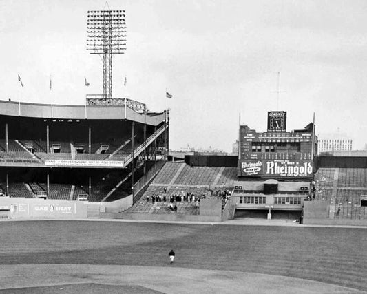 1962 New York Mets Vs Cubs Polo-Grounds Glossy Magnet Print Field Magnet