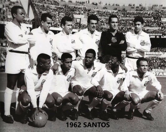 1962 Santos Photo Soccer Football Picture Pele