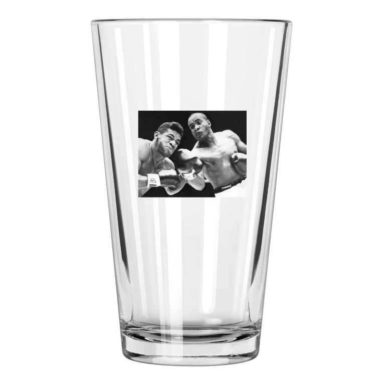 1962 Sonny Liston Vs Floyd Patterson Heavyweight Title Fight! Pint Beer Glass