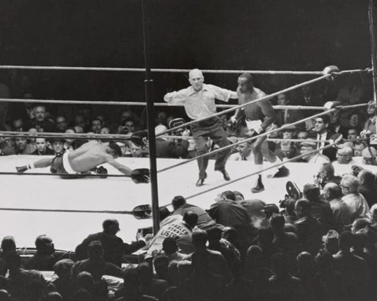 1962 Sonny Liston Vs Floyd Patterson Glossy Photo Heavyweight Title Print
