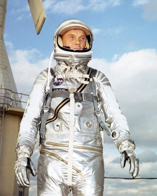 1962 Space Astronaut John Glenn Glossy Magnet Magnet Cape Canaveral Print