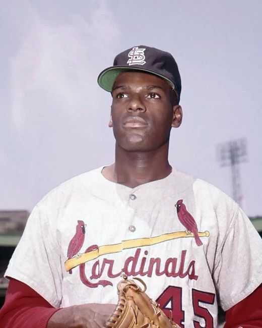 1962 St Louis Cardinals Bob Gibson Glossy Keychain Keychain Hof 81