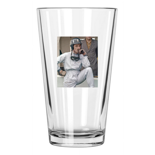 1962 Us Grand Prix Graham Hill Photo Watkins Glen Pint Beer Drinking Glass