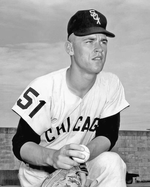 1962 White Sox Denny Mclain Glossy Photo Baseball Print Poster
