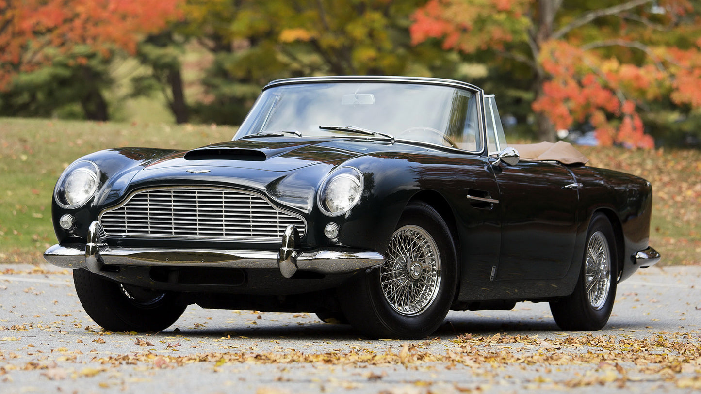 Aston Martin Db5 Convertible Hd Art Keychain