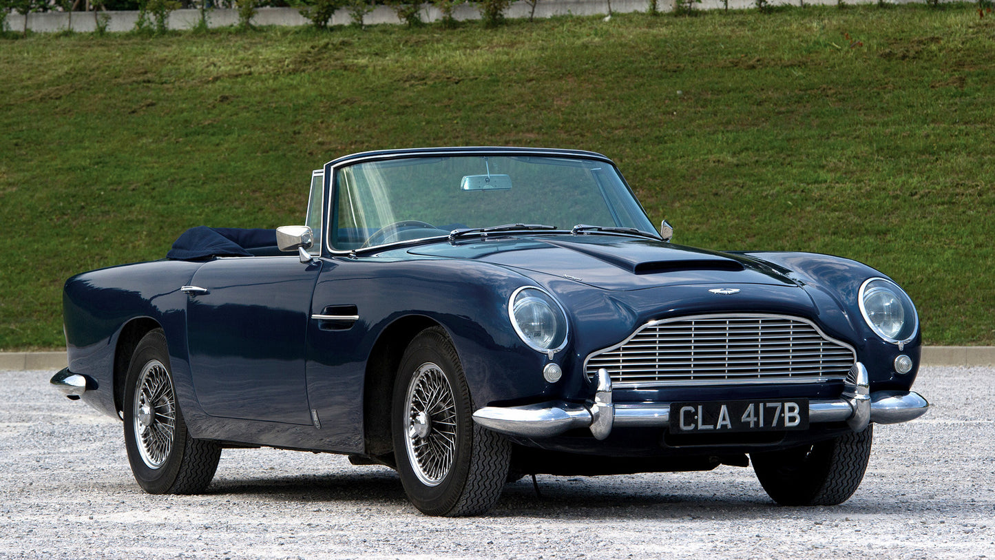 Aston Martin Db5 Convertible Uk Hd Art Keychain