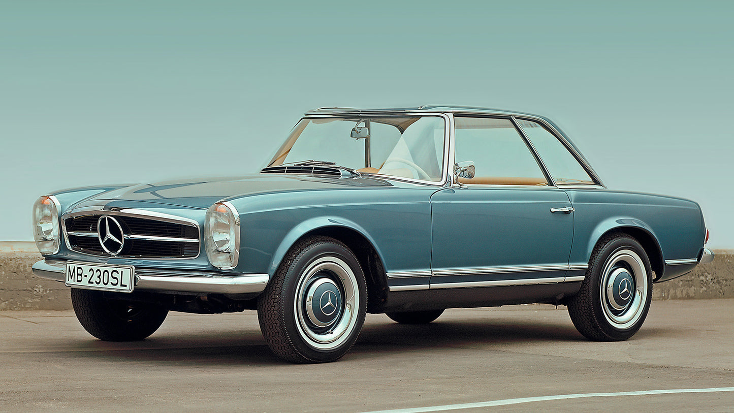 Mercedes Benz Sl Hd Art Print Poster