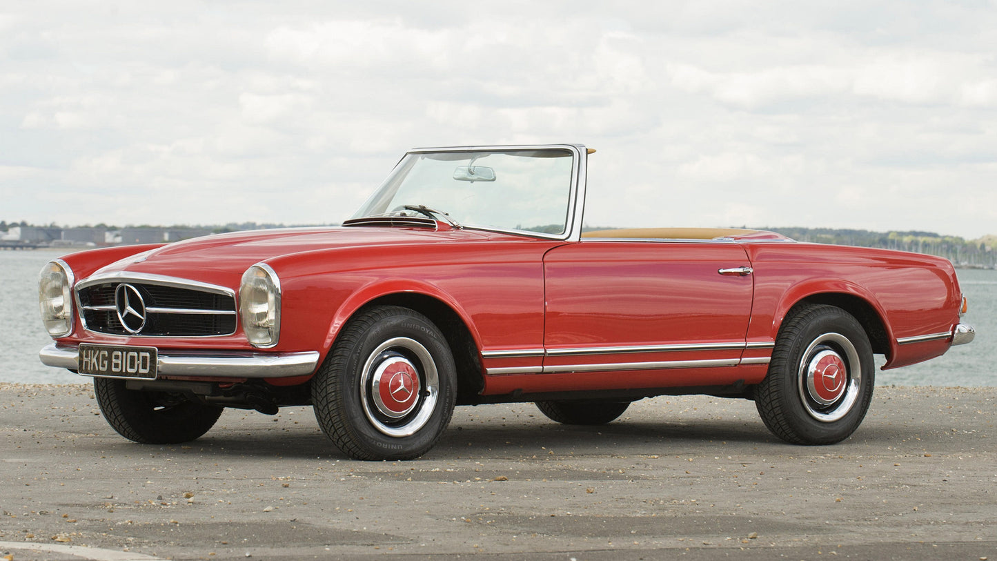 Mercedes Benz Sl Uk Hd Art Print Poster