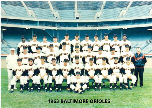 1963 Baltimore Orioles Team Photo Baseball O'S Mlb 300 Piece Jigsaw Puzzle