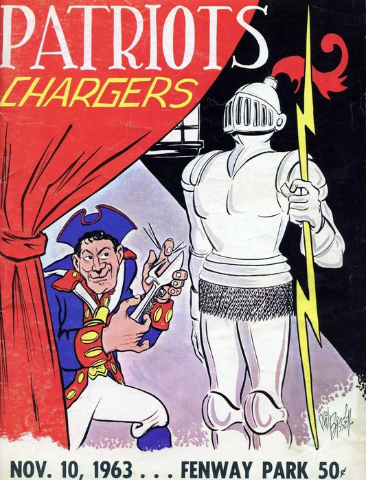 1963 Boston Patriots Vs San Diego Chargers Football Afl 300 PCS Jigsaw Puzzle