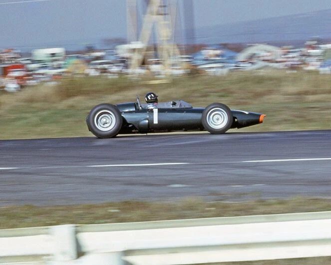 1963 Brm P57 Graham Hill Photo Watkins Glen Poster Print Us Grand Prix