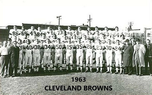 1963 Cleveland Browns Team Photo Football Picture Nfl
