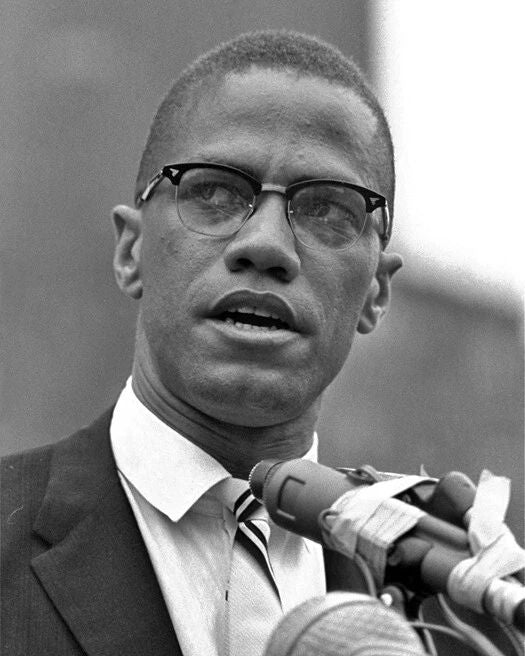 1963 Harlem Civil Rights Rally Malcolm X Glossy Photo Print Minister Poster 1