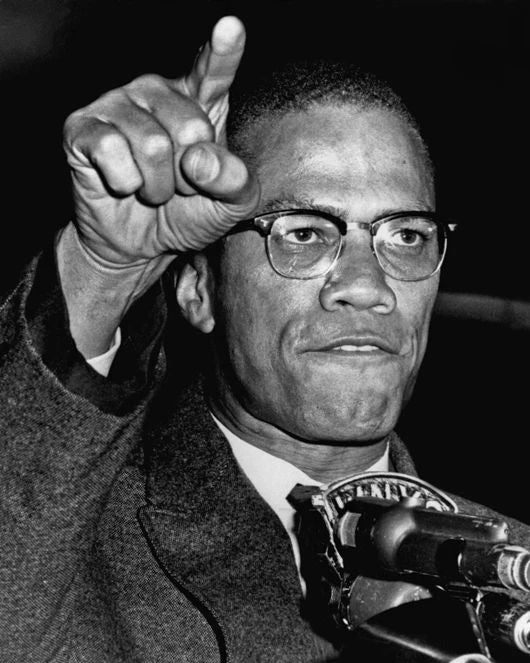1963 Harlem Civil Rights Rally Malcolm X Glossy Photo Print Minister Poster 2