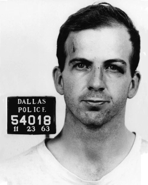 1963 Lee Harvey Oswald Mugshot Glossy Magnet Jfk Assassination Magnet