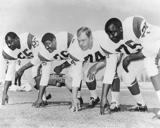 1963 Los Angeles Rams Fearsome Foursome Glossy Magnet Football Magnet 2
