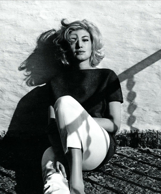 1963 Monica Vitti Classic Italian Actress Publicity Picture Keychain