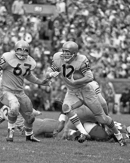 1963 Navy Roger Staubach Glossy Photo Print College Football Poster