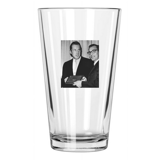 1963 Oakland Raiders Coach Al Davis Afl Football Hof 92 Pint Beer Drinking Glass