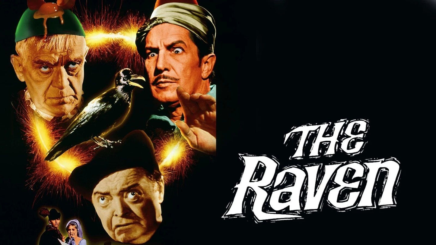 1963 The Raven Movie Magnet Vincent Price Boris Karloff Jack Nicholson