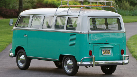 Volkswagen T1 Deluxe Bus Hd Art Keychain