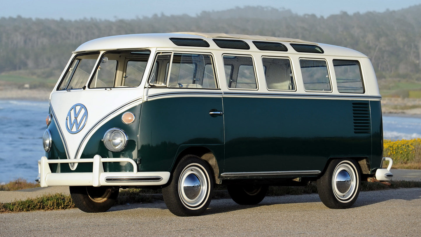 Volkswagen T1 Samba Bus Us Hd Art Keychain
