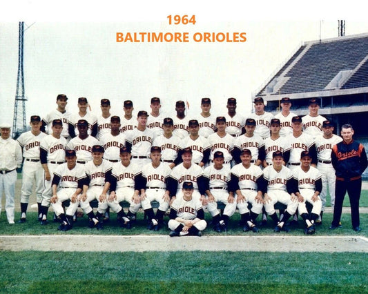 1964 Baltimore Orioles Team Keychain Baseball Picture O'S Mlb