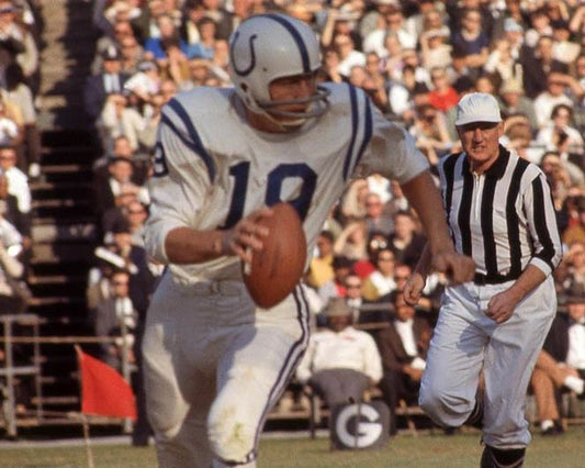 1964 Baltimore Colts Johnny Unitas Glossy Photo Nfl Football Print Poster