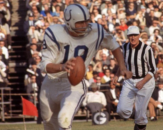 1964 Baltimore Colts Johnny Unitas Glossy Magnet Nfl Football Magnet